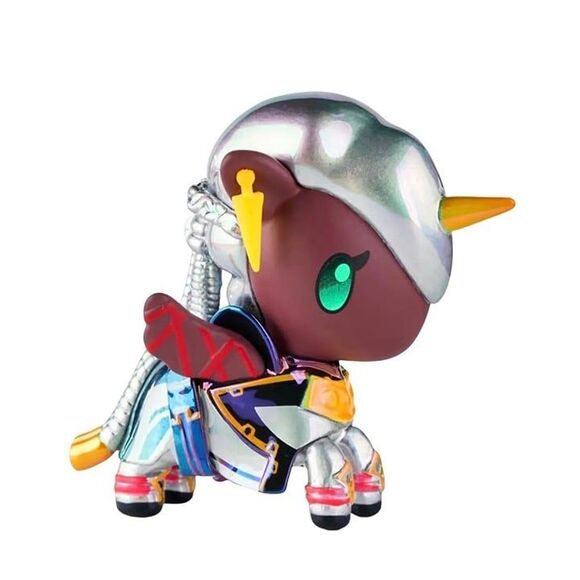 tokidoki Warrior Ambessa Unicorno from Arcane Unicorno Blacklight Chrome Series - Picture 1 of 2